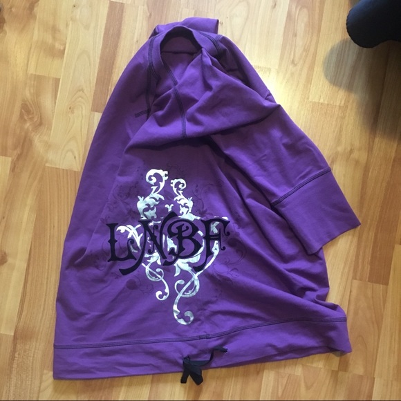 LNBF Purple 3/4 Sleeve Organic Cotton Tunic Shirt - Picture 7 of 10